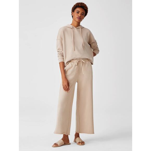 Eileen Fisher Pants - NEW NWT Eileen Fisher Organic Cotton Wide Leg Crop Pant White Size 1X